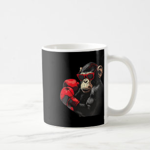 Boxing Monkey Lover Boxing Gloves Kickboxing Funny Coffee Mug