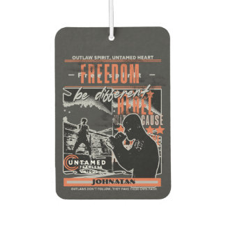 Boxing Motivation Rebel Fighter Gym  Air Freshener