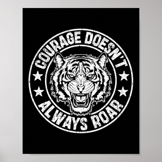 Boxing Motivational Courage Empowerment  Poster (Front)