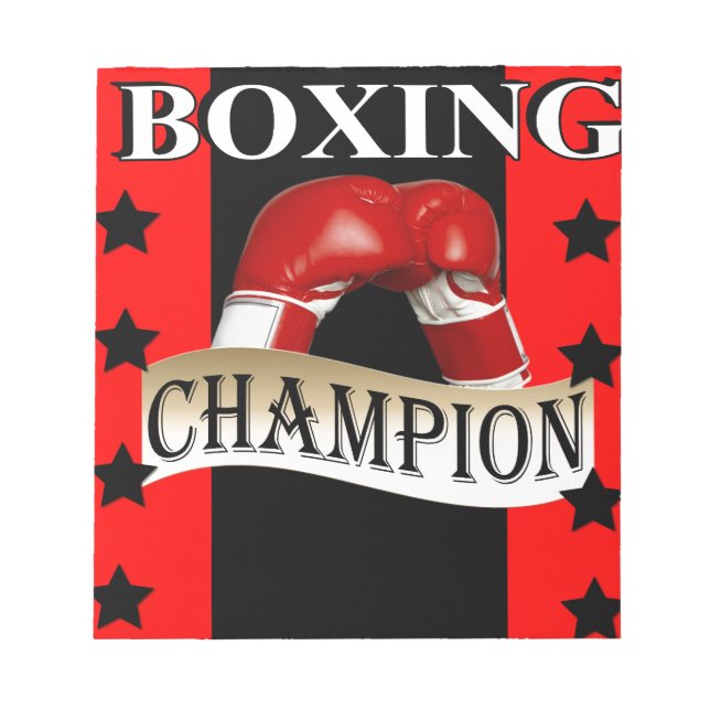 BOXING NOTEPAD (Front)