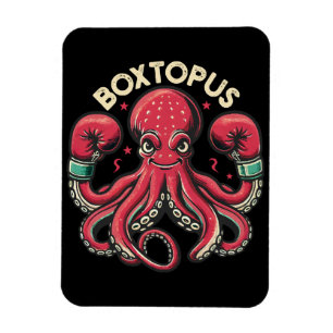 Boxing Octopus - Boxtopus Magnet