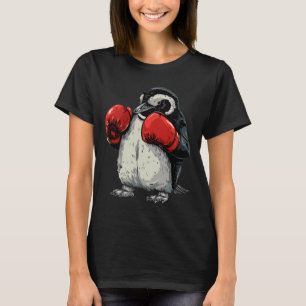 Boxing Penguin With Boxing Gloves Kickboxing Funny T-Shirt