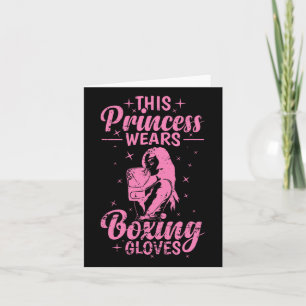 Boxing Princess  Card
