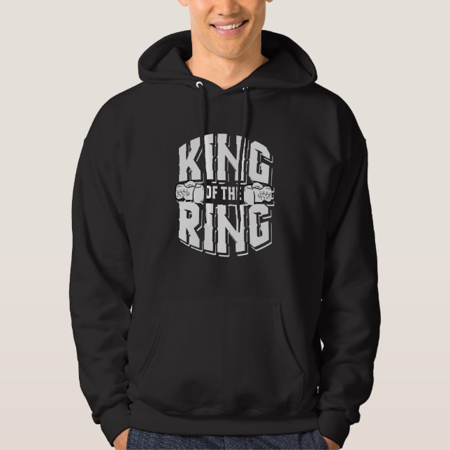 Boxing Punch Knockdown Training Jab Upper Cut 3 Hoodie (Front)