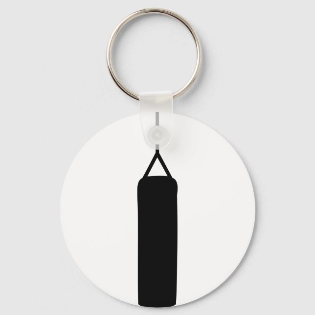 boxing punching ball bag keychain (Front)
