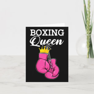 Boxing Queen Boxing Player Sport Lover Boxer Card