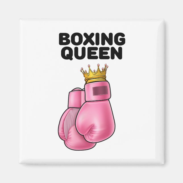 Boxing Queen Womens Boxing Girls Boxer Boxing 1  Magnet (Front)
