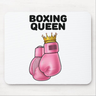 Boxing Queen Womens Boxing Girls Boxer Boxing 1  Mouse Pad