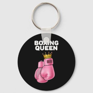 Boxing Queen Womens Boxing Girls Boxer Boxing Keychain
