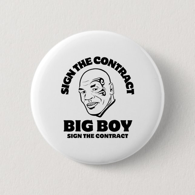 Boxing Quote  2 Inch Round Button (Front)