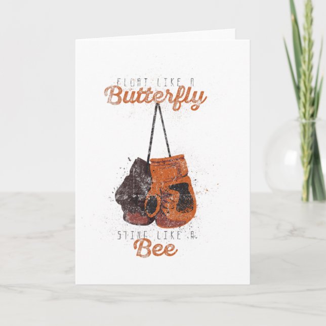 Boxing Quote  Card (Front)