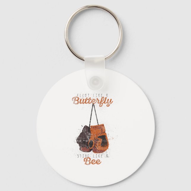 Boxing Quote  Keychain (Front)