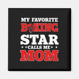 Boxing Ring Gloves Boxer Mom Coach Mother's Day Magnet