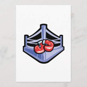 Boxing Ring Invitation