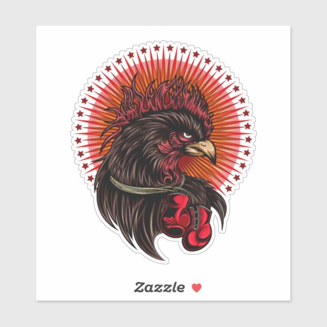 Boxing Rooster (Sheet)