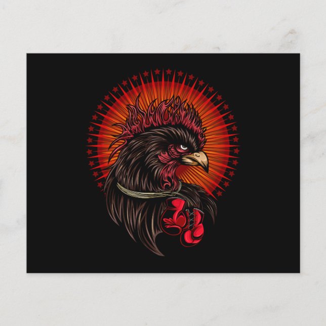 Boxing Rooster (Front)