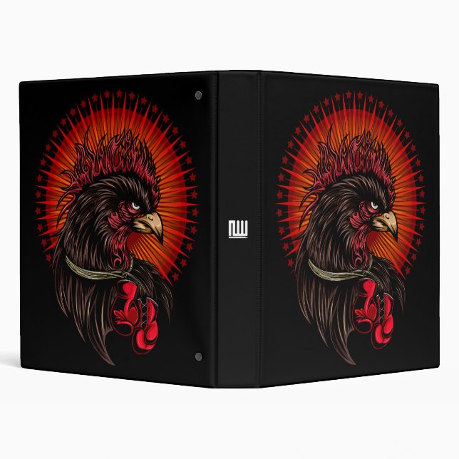 Boxing Rooster Binder (Background)