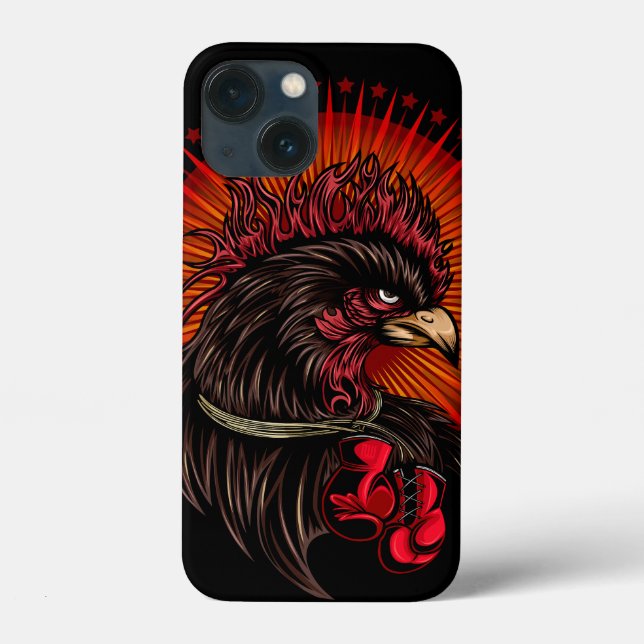 Boxing Rooster Case-Mate iPhone Case (Back)