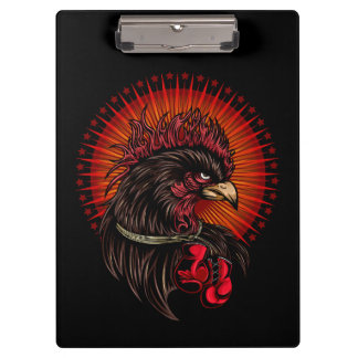 Boxing Rooster Clipboard