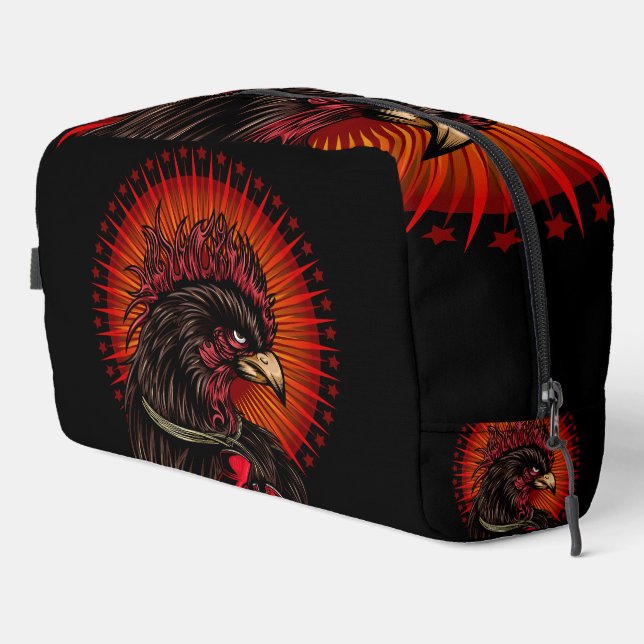 Boxing Rooster Dopp Kit (Right Corner)