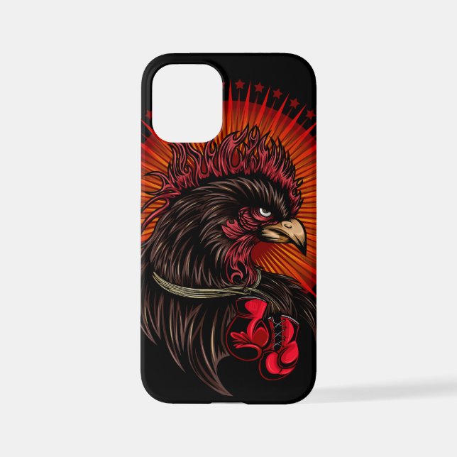Boxing Rooster iPhone Case (Back)