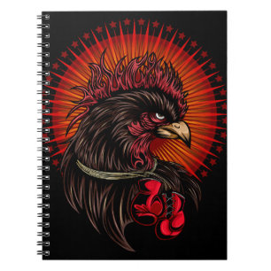 Boxing Rooster Notebook