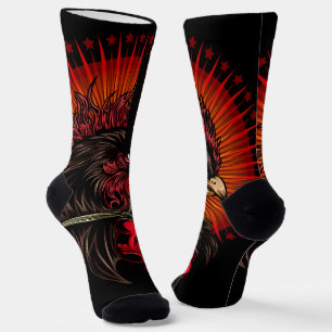 Boxing Rooster Socks