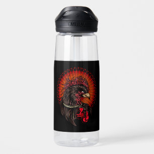 Boxing Rooster Water Bottle