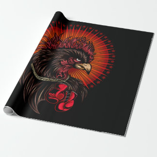 Boxing Rooster Wrapping Paper