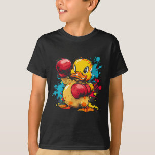 Boxing Rubber Duck With Boxing Gloves Kickboxing F T-Shirt