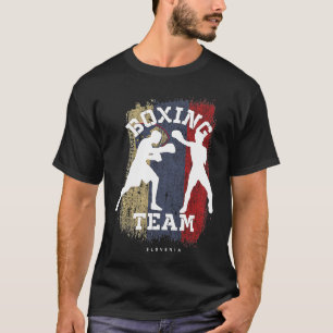 Boxing Slovenia Combat Sports Fighter Boxing T-Shirt