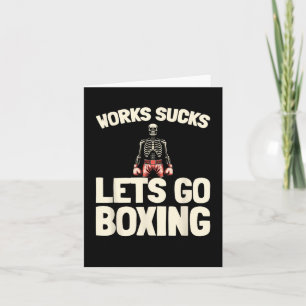 Boxing Sparring - Gloves Fighter Boxer Card