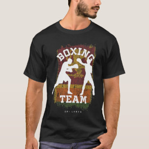 Boxing Sri Lanka Combat Sports Fighter Boxing T-Shirt