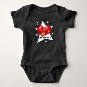 Boxing Star Design Baby One-Piece Bodysuit
