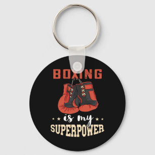 Boxing Superpower Boxing Gloves Kickboxer Kickboxi Keychain