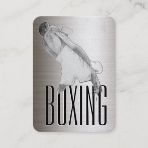 Boxing Template Business card 