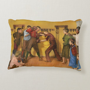 Boxing - The Manly art of self-defence 1908 Accent Pillow
