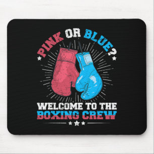 Boxing Themed Gender Reveal Party Quote For A Boxi Mouse Pad