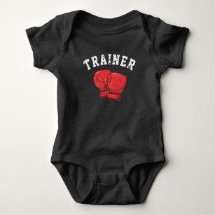 Boxing Trainer Boxer Personal Coach Box Training Baby Bodysuit