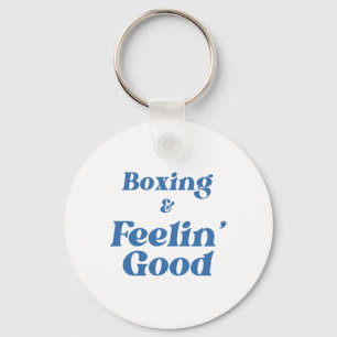 Boxing Training Motivation Fitness Victory Feeling Keychain