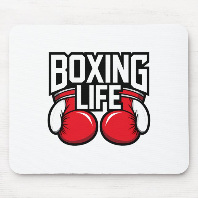 Boxing Training Resilence For Athletic Boxer Life  Mouse Pad (Front)