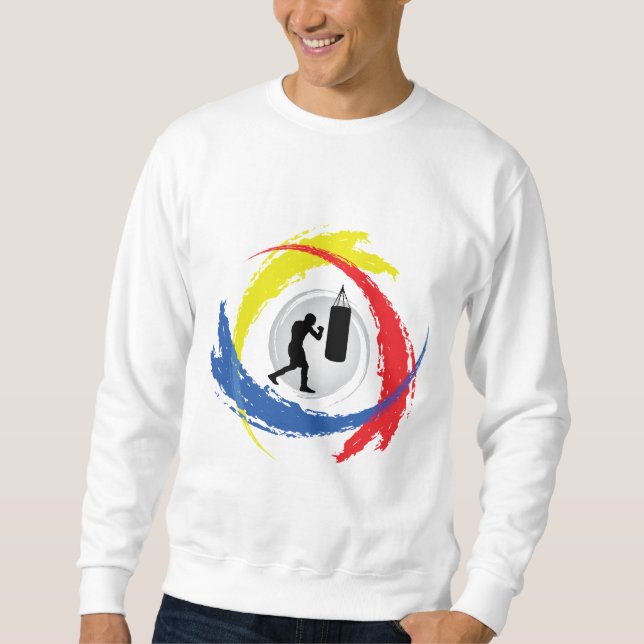 Boxing Tricolor Emblem Sweatshirt (Front)