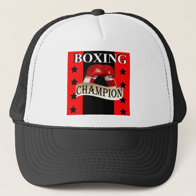 BOXING TRUCKER HAT (Front)