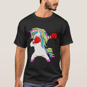 Boxing Unicorn Dabbing Boxer Coach Trainee Student T-Shirt