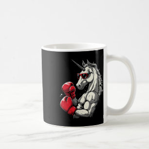 Boxing Unicorn With Boxing Gloves Kickboxing Cute  Coffee Mug