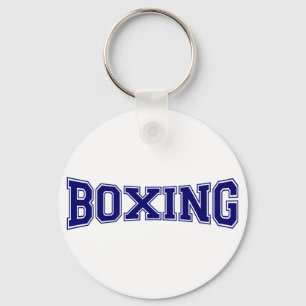 Boxing University Style Keychain