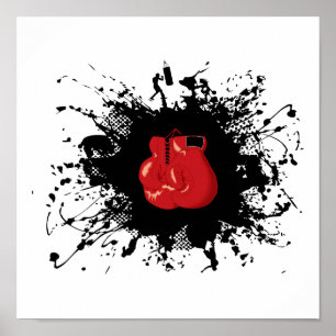 Boxing Urban Style Poster