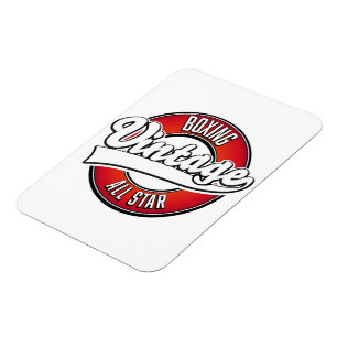 Boxing Vintage All star logo Magnet
