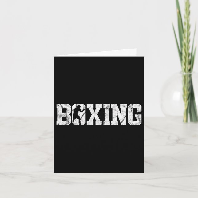 Boxing Vintage Boxing 3  Card (Front)
