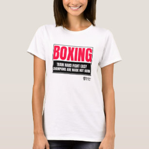 Boxing Women White T-Shirt